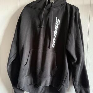 Snap on hoodie large